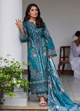 Saffira by Gulaal Embroidered Lawn Suits Unstitched 3 Piece - GL25SL 07 CAMILA